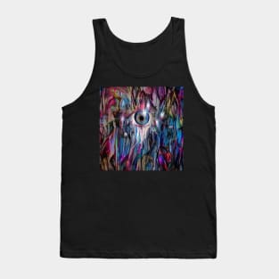 Eye in colorful space Tank Top